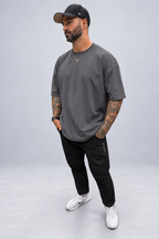 Oversized T-Shirt - Charcoal Grey
