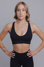 Emerge Active Sports Bra - Core Black