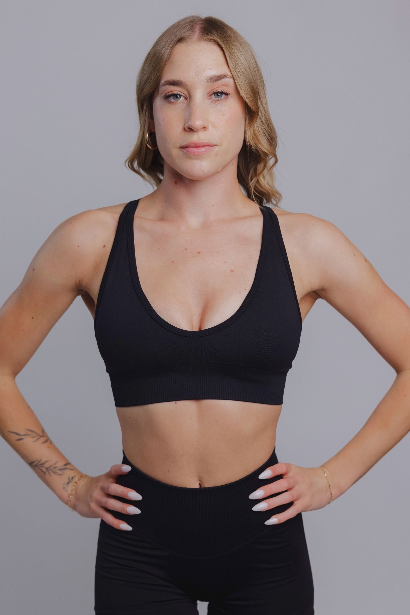Emerge Active Sports Bra - Core Black - Clearance