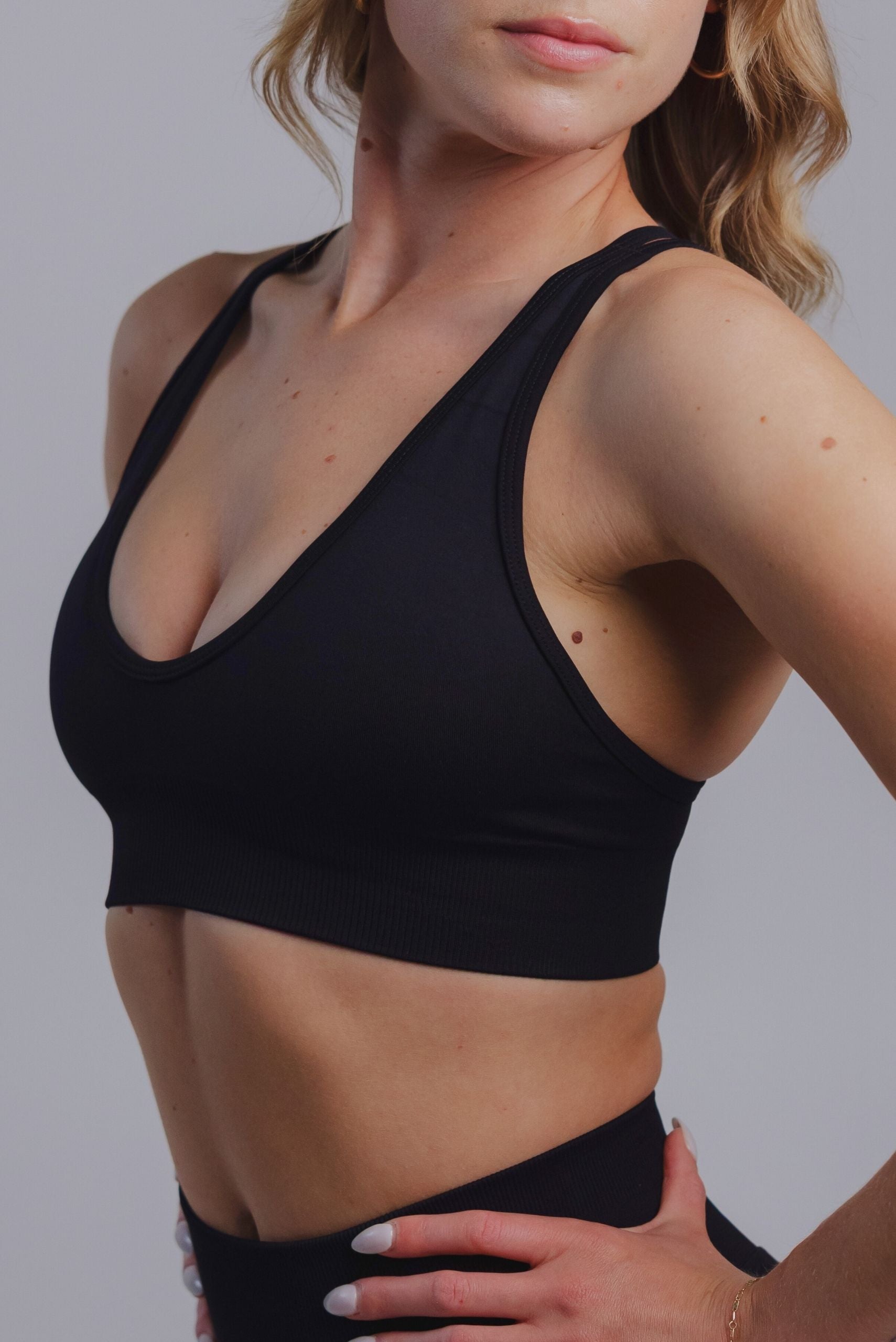 Emerge Active Sports Bra - Core Black - Clearance