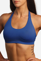 Emerge Halter Sports Bra - Graphite