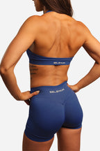 Emerge Halter Sports Bra - Graphite