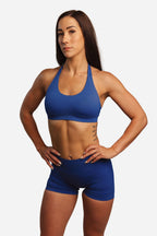 Emerge Halter Sports Bra - Graphite
