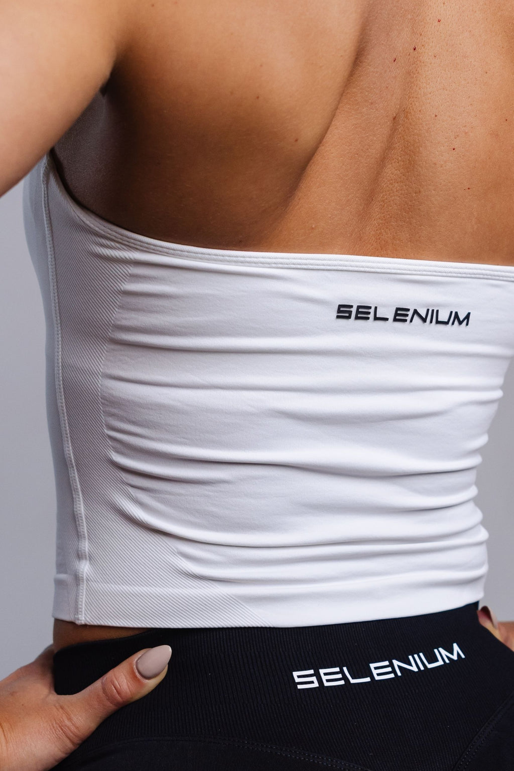 Emerge Halter Top - Core White - Clearance