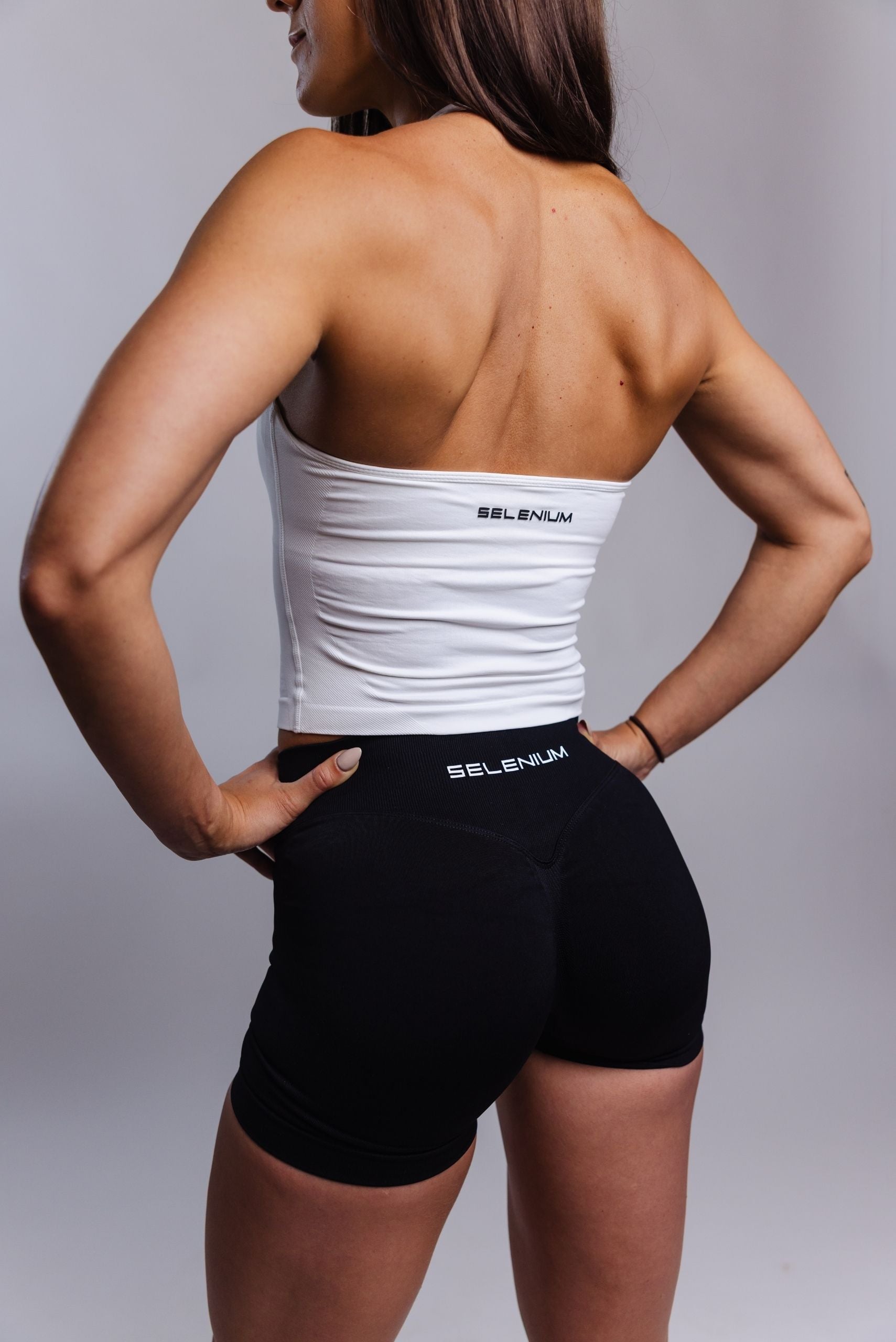 Emerge Halter Top - Core White - Clearance