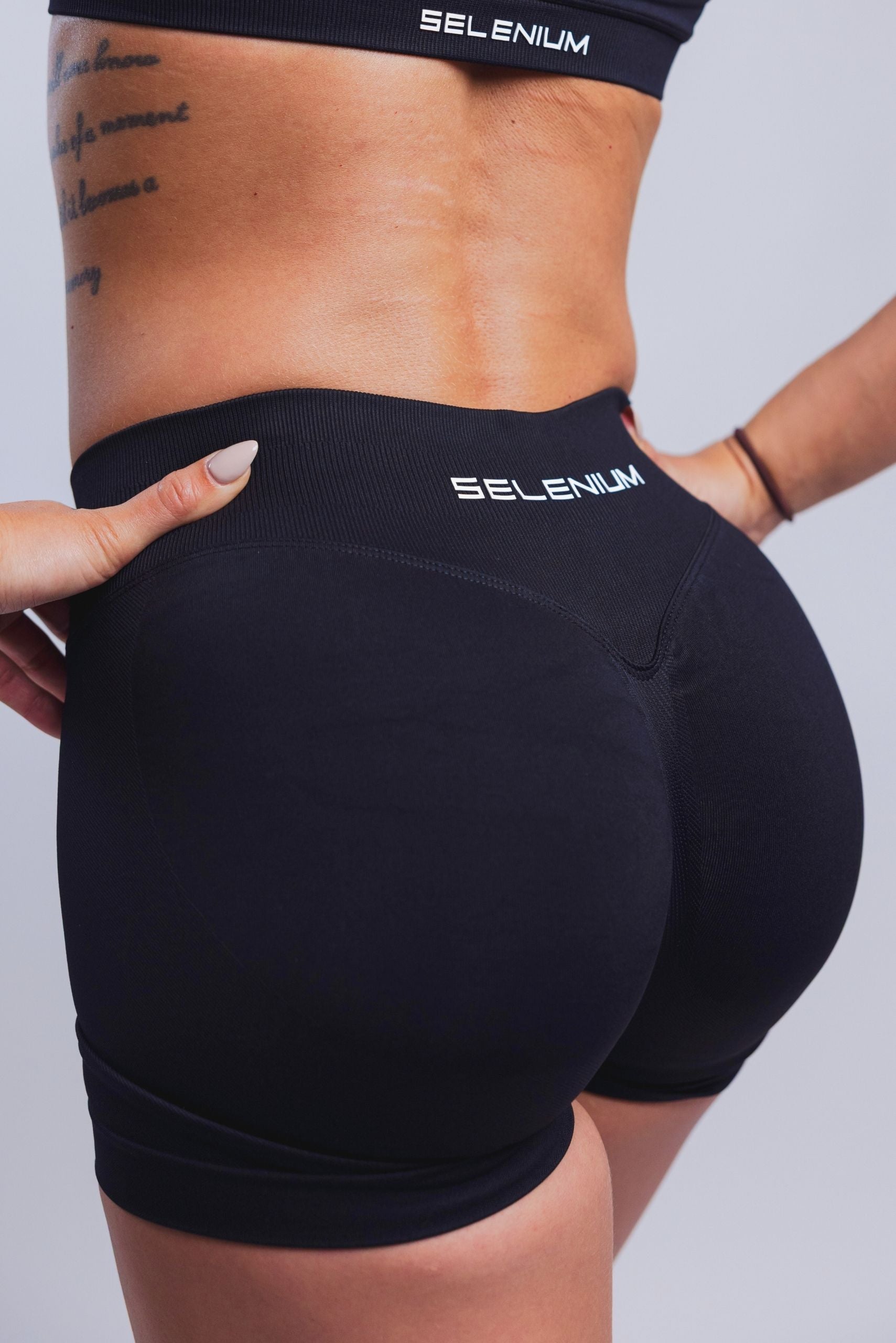 Emerge Mid-Rise Shorts - Core Black - Clearance