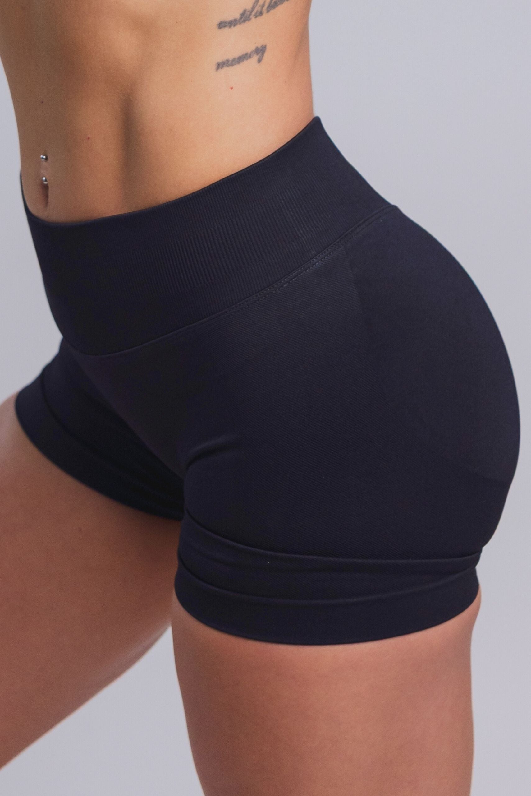 Emerge Mid-Rise Shorts - Core Black - Clearance